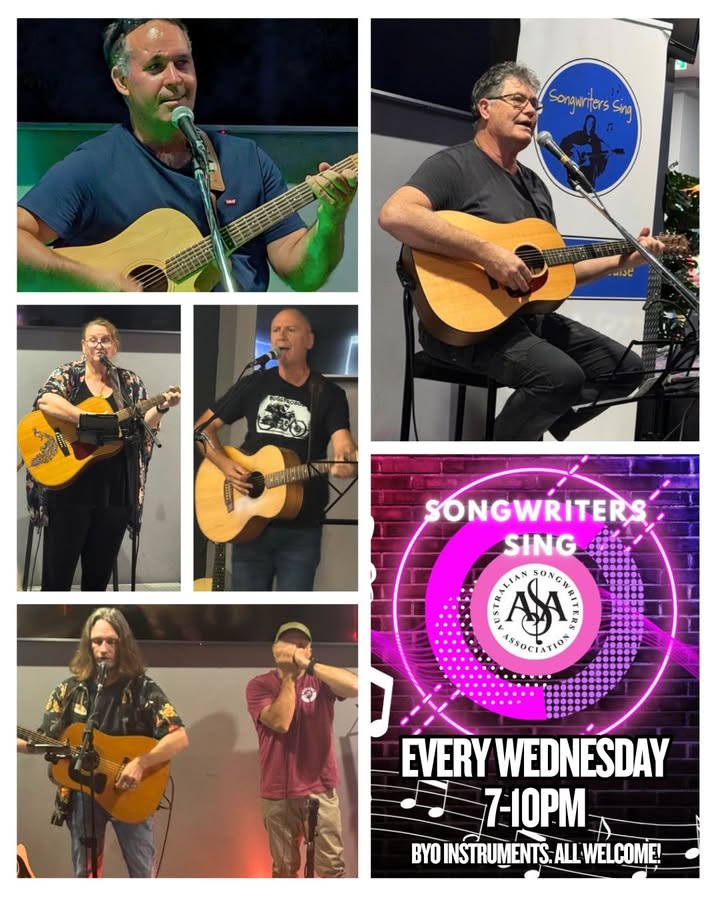 Featured image for “Songwriters Sing Open Mic Night at Newcastle United Sports Club”