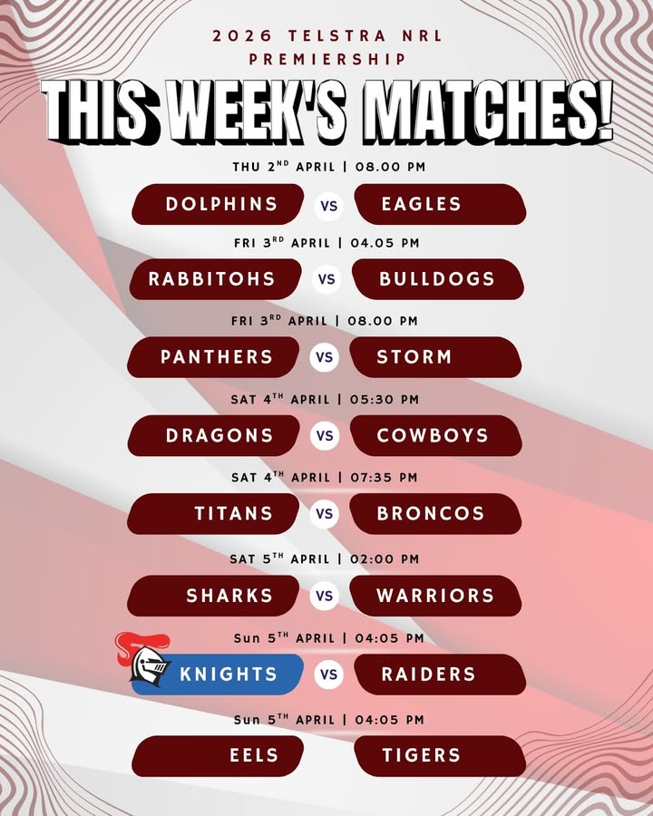 Featured image for “Watch NRL Live at Newcastle United Sports Club This Week”