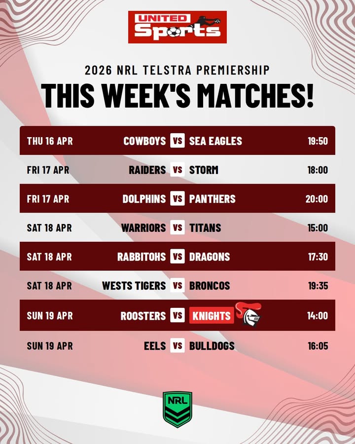Featured image for “Watch NRL Knights vs Roosters Live at Newcastle USC”