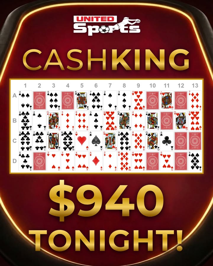 Featured image for “CashKing $940 jackpot tonight at Newcastle United Sports Club”