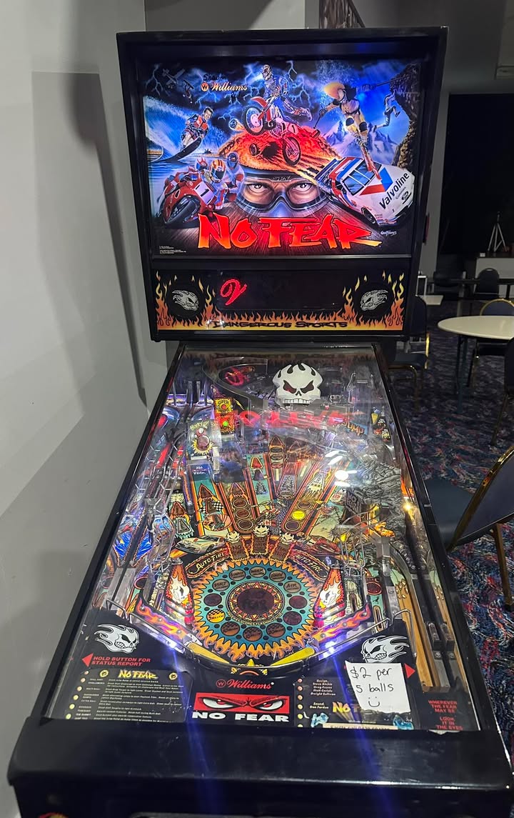 Featured image for “No Fear Pinball Machine at Newcastle United Sports Club”