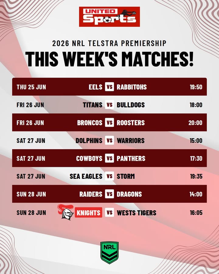 Featured image for “Watch the 2026 NRL Telstra Premiership Live at Newcastle United Sports Club”