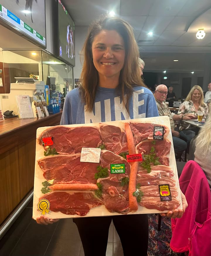 Featured image for “Meat Tray Winner Emily at Newcastle United Sports Club”