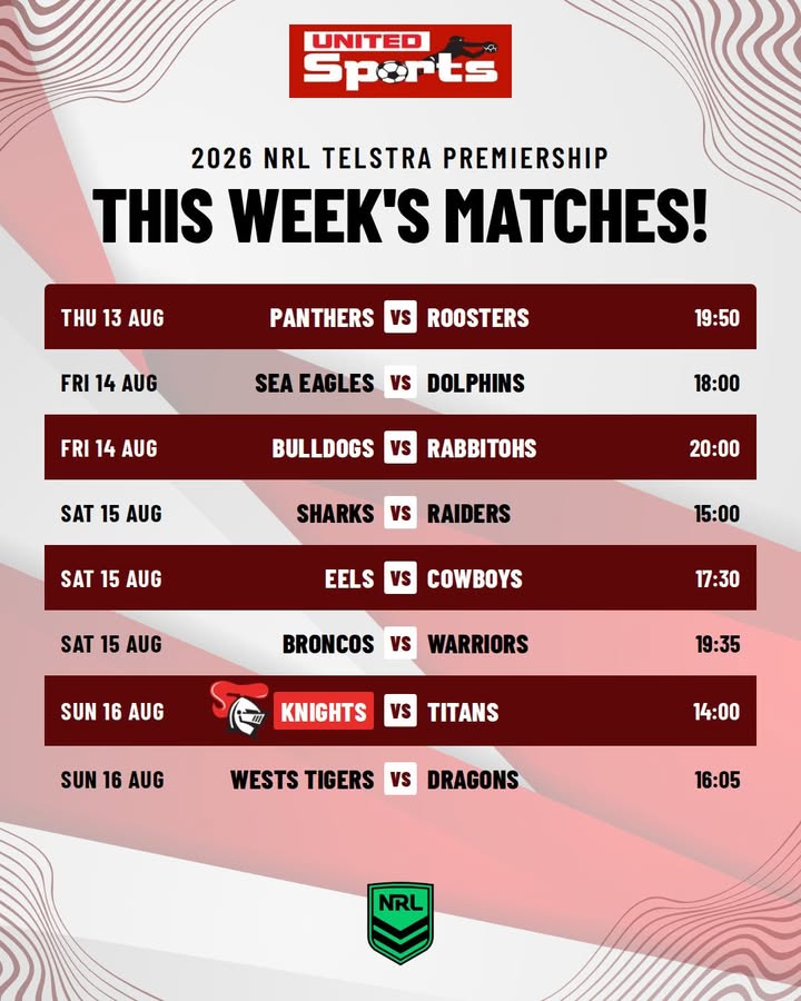 Featured image for “Watch Live NRL 2026 Telstra Premiership Games at Newcastle United Sports Club”