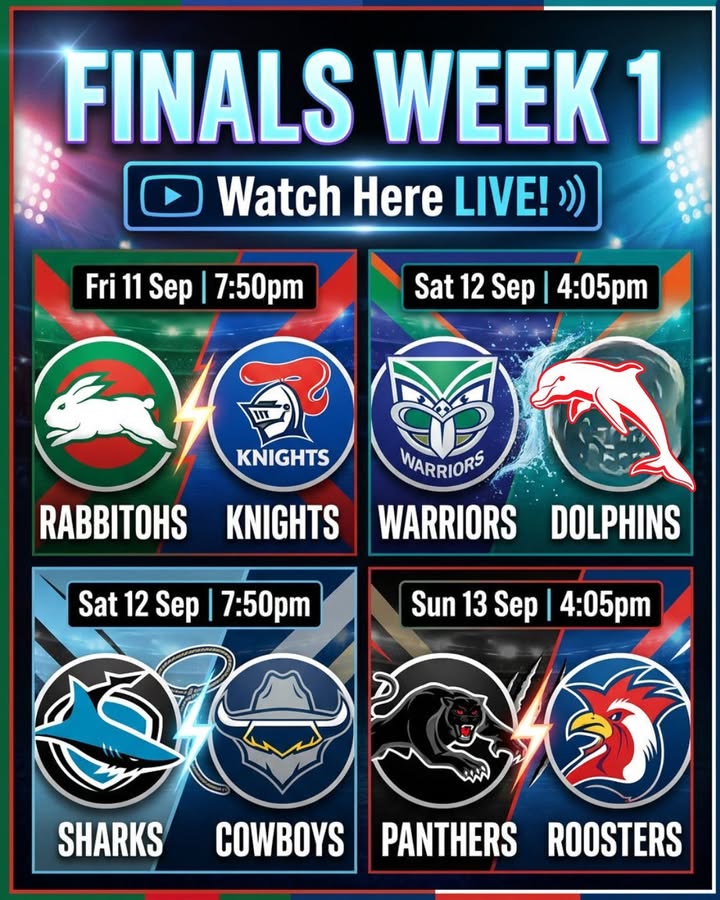Featured image for “Watch NRL Finals Week 1 Live at Newcastle United Sports Club”